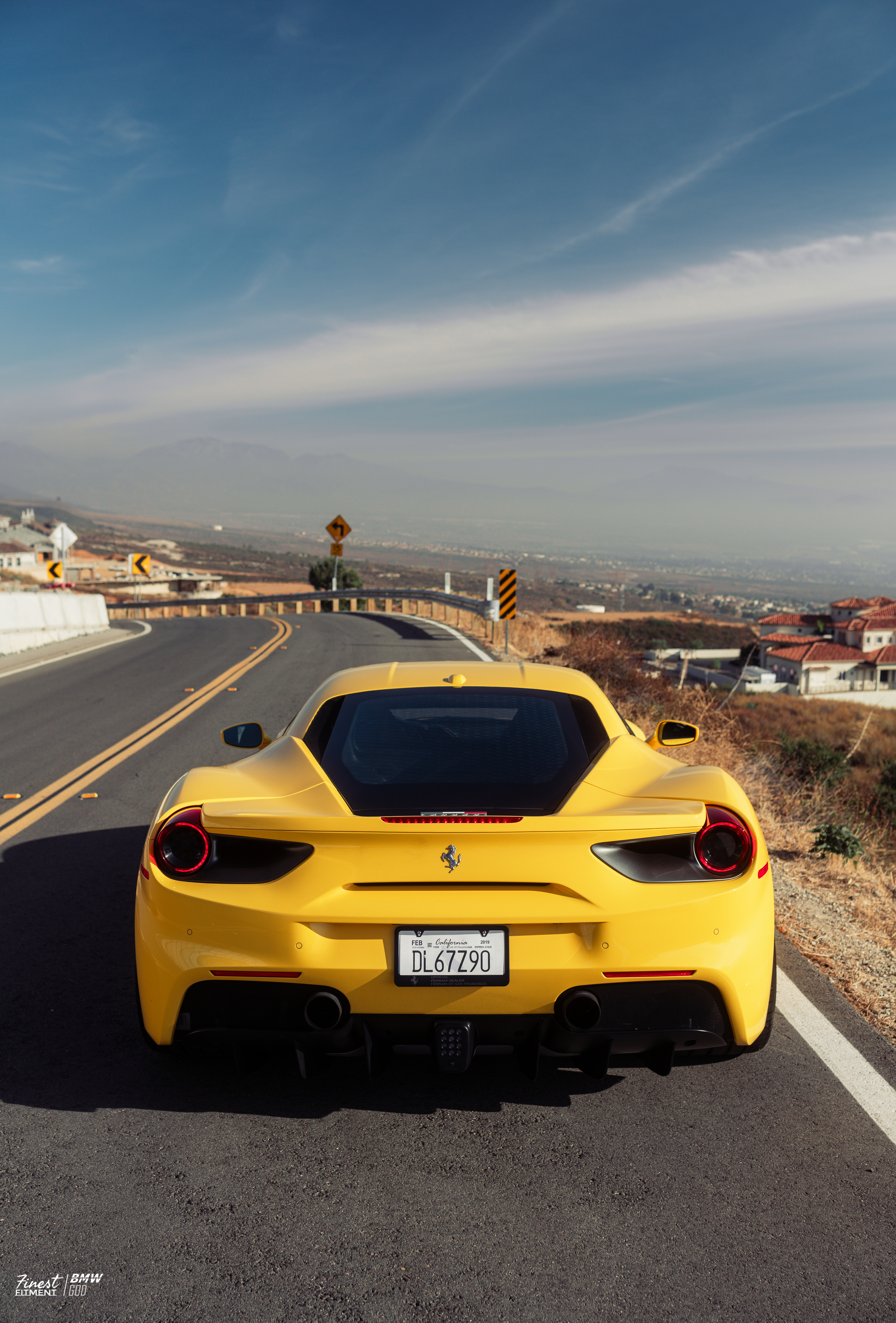 Ferrari 488 GTB with Motivo Forged CS-M custom wheels in frozen brushed gunmetal face and gloss polished clear lip side view — view 6