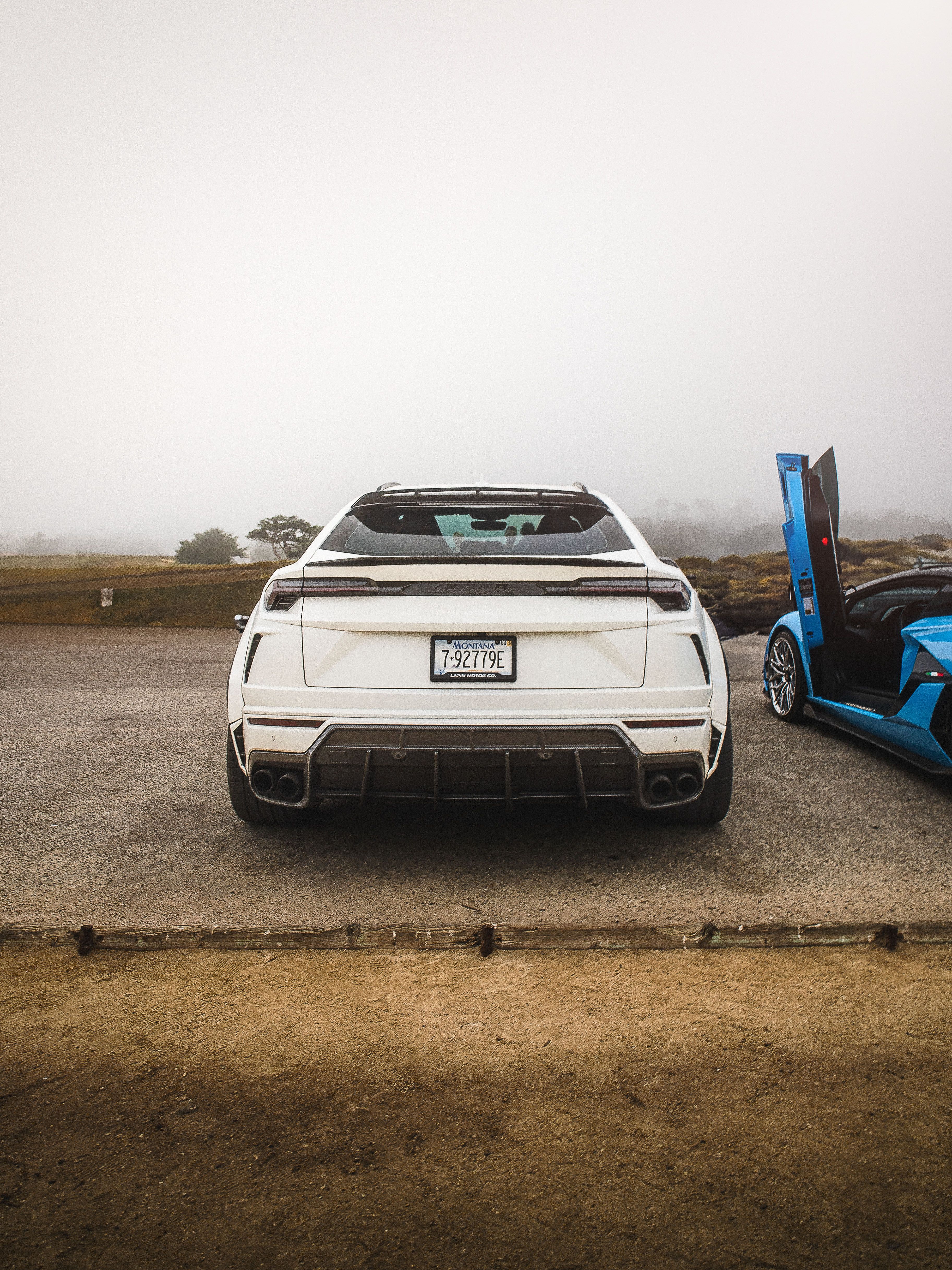 Lamborghini Urus with Motivo Forged CS-S custom wheels in gloss brushed clear face and gloss polished clear lip side view — view 8