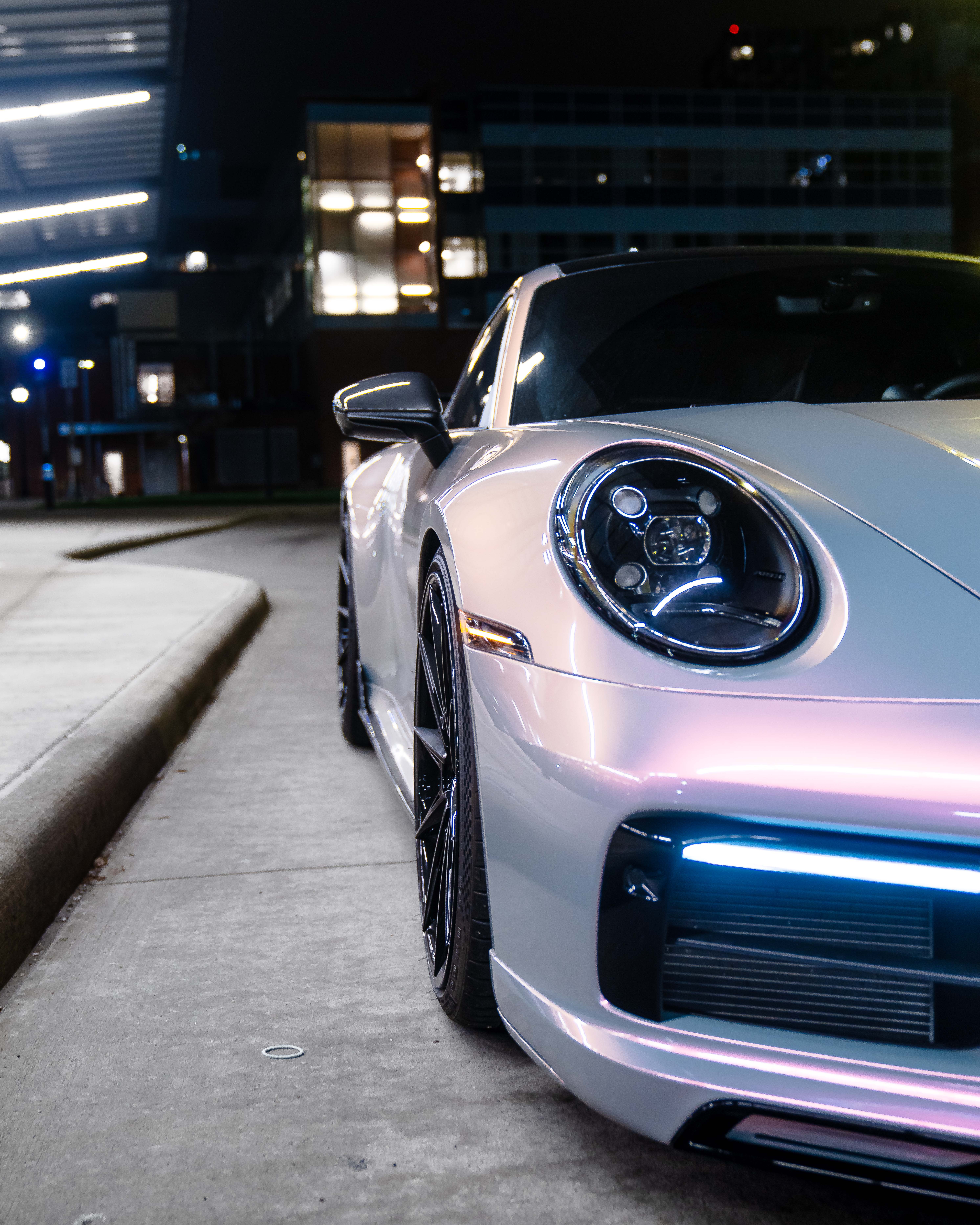 992 Porsche 911 Carrera T Techart with Motivo Forged CS-L custom wheels in gloss black side view — view 6