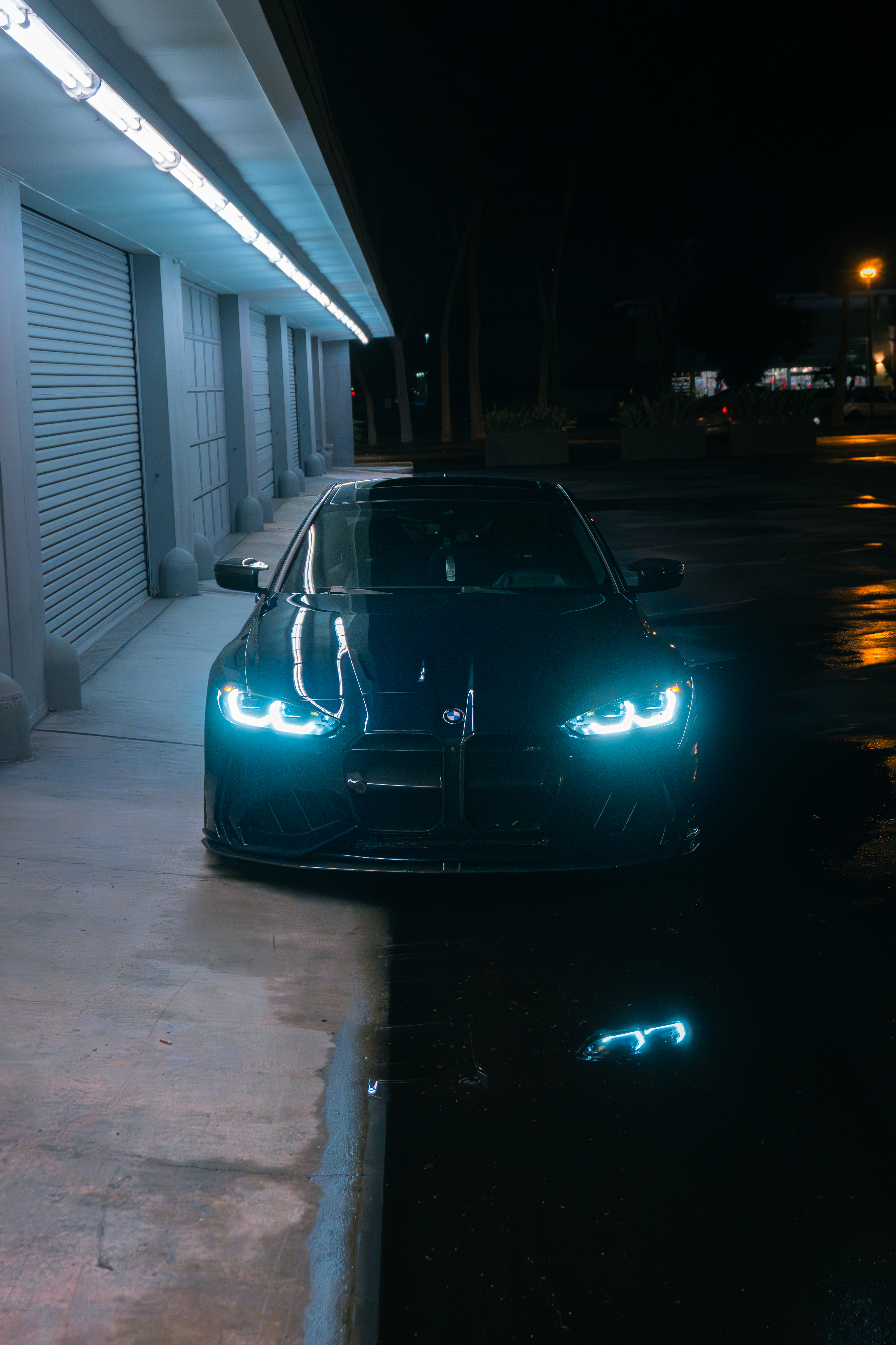 Adro BMW M4 G82 with Motivo Forged CS-J custom wheels in gloss brushed clear face and triple chrome lip front side view — view 5
