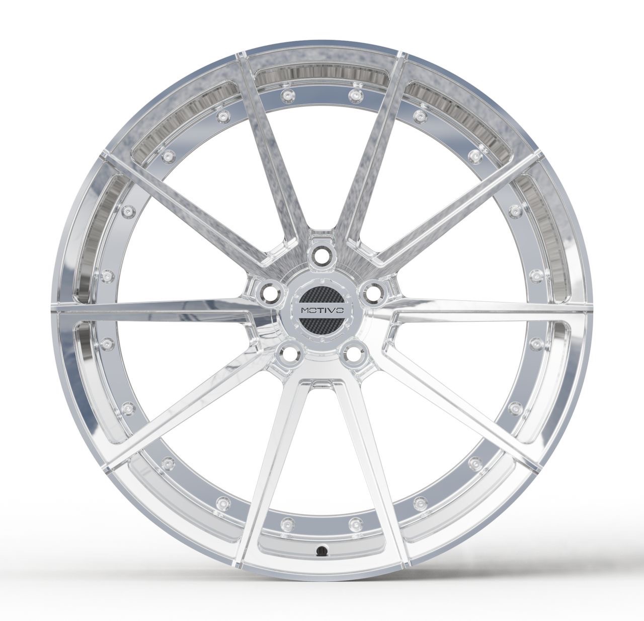Motivo Forged CS-U 2-piece forged wheel — face view